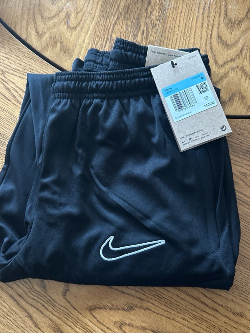 Nike Black Kids' Joggers with White Swoosh